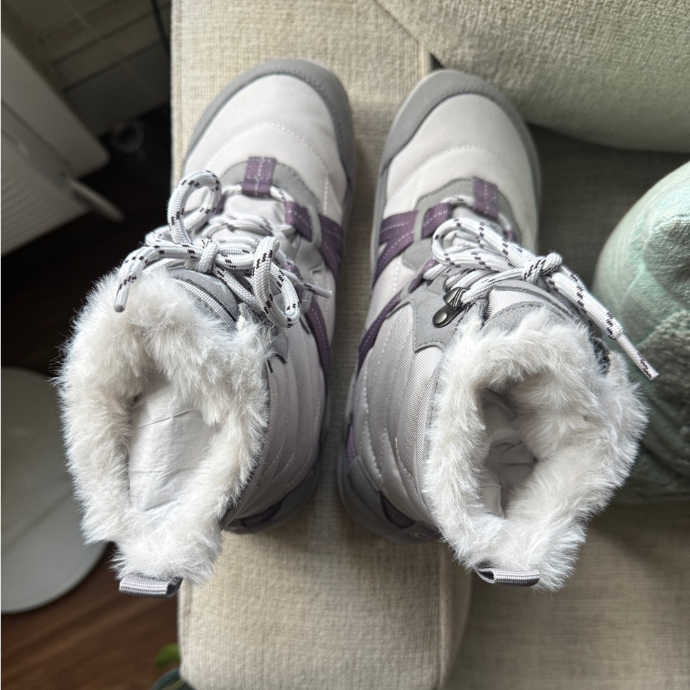 Xero alpine winter boots brand new 8.5 frost gray barefoot
